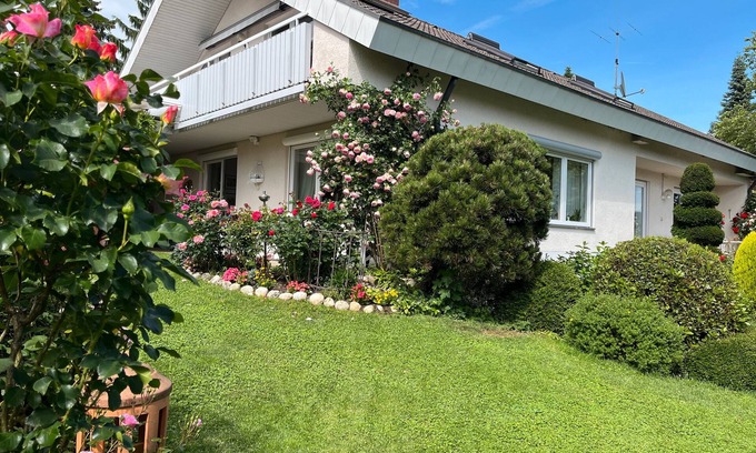 Ohningen Apartamento | Apartamento 'Klosterblick' con balcón y Wi-Fi