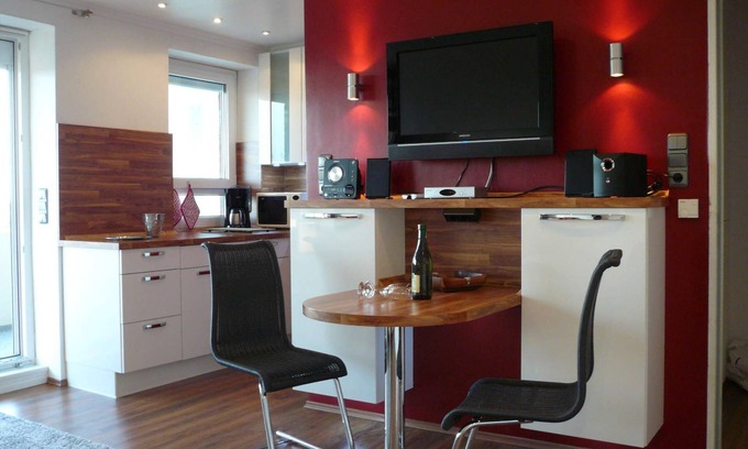 Horumersiel Apartamento | Apartamento 'Korthals 42' con vistas al mar y balcón