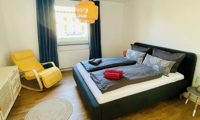 Schlitz Apartamento | Apartamento 'Kreativer Rückzugsort In Schlitz' con jardín compartido y Wi-Fi