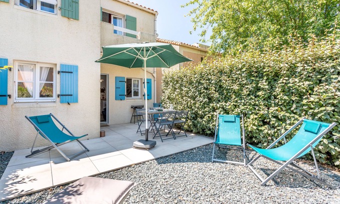 La Remigeasse Apartamento | Apartamento 'La Belle Petite Maison' con terraza compartida, jardín privado y Wi-Fi