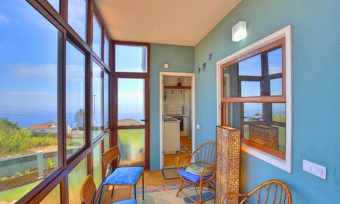 Villa de Mazo Apartamento | Apartamento 'La Carajita' con vistas al mar, terraza privada y Wi-Fi