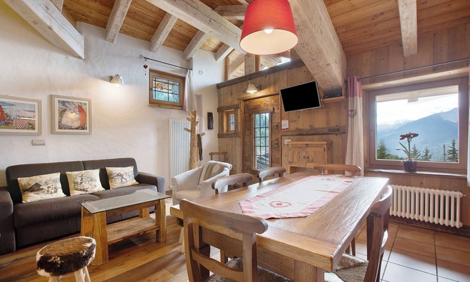 Charvensod Apartamento | Apartamento 'La Ponteille' con terraza compartida, jardín compartido y Wi-Fi