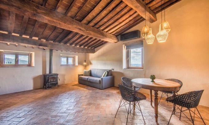 Tavernelle Apartamento | Apartamento "La Porticina" con Wi-Fi y aire acondicionado