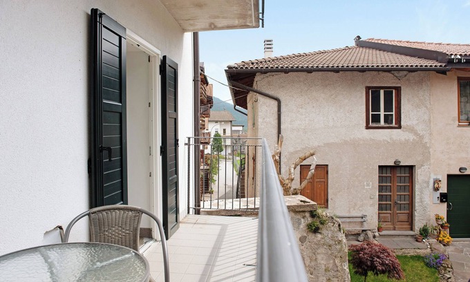 Baselga di Pine Apartamento | Apartamento 'Lago di Serraia' con vistas a la montaña, balcón y Wi-Fi