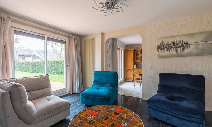 Epagny-Metz-Tessy Apartamento | Apartamento "Laurent" con jardín privado y Wi-Fi