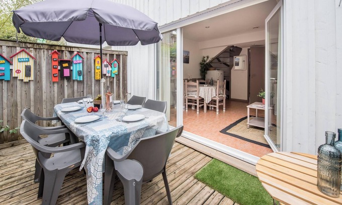 Le Canon Apartamento | Apartamento 'Les Canonniers' cerca de la playa con piscina, terraza y balcón