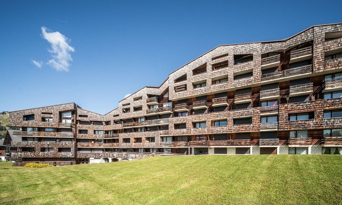 Le Praz de Lys Apartamento | Apartamento 'Les Pralyssimes 462' con vistas a la montaña, terraza privada y Wi-Fi