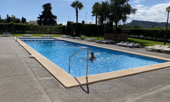 Cala Bona Apartamento | Super Apartment Lili Cala Bona, piscina-1min playa / filamento, 2 pers, Wifi
