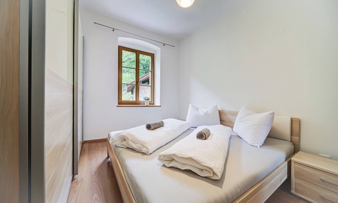Terlano Apartamento | Apartamento 'Linslhof Quarz' con vistas a la montaña, terraza compartida y Wi-Fi
