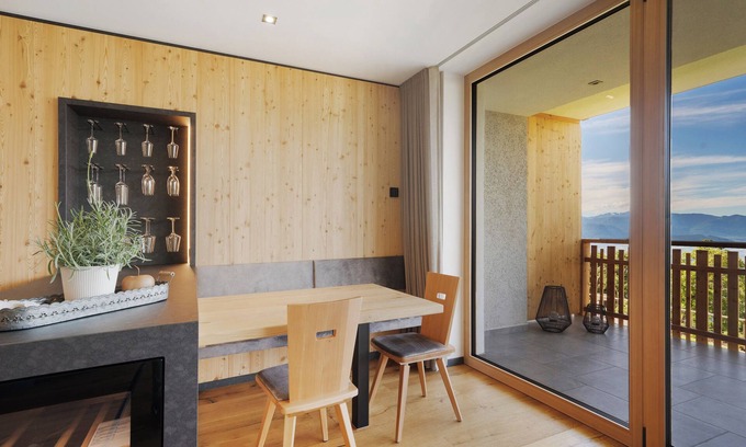 Salonetto Apartamento | Apartamento «Lodge Lavendel» con vistas a la montaña, terraza privada y sauna privada