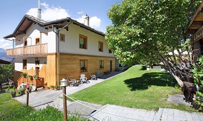 Gerdaz Apartamento | Apartamento 'Maison Grange 2' con vistas a la montaña, jardín compartido y Wi-Fi