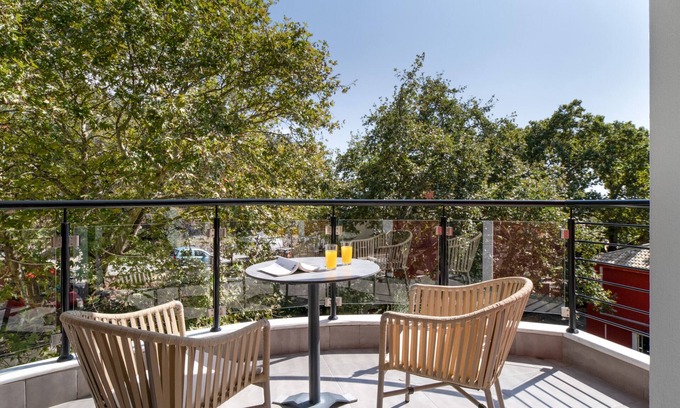 Anthousa Apartamento | Apartamento 'Maisonette' con terraza compartida, Wi-Fi y aire acondicionado
