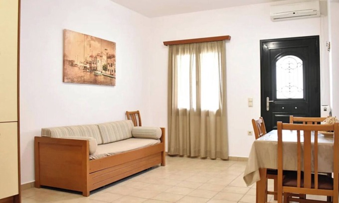 Merichas Apartamento | Apartamento 'Manolika Studio 2' con vistas al mar, Wi-Fi y aire acondicionado