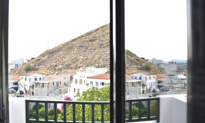 Merichas Apartamento | Apartamento 'Manolika Studio 5' con vistas al mar, Wi-Fi y aire acondicionado