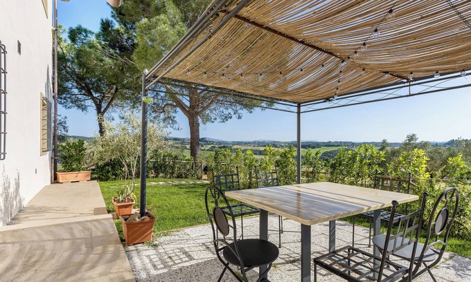 Poggiarello Apartamento | Apartamento 'Matti - Margot' con jardín privado, Wi-Fi y aire acondicionado