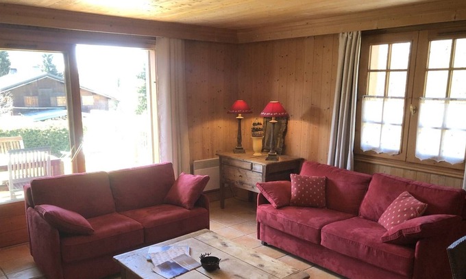 Le Planellet Apartamento | Apartamento Megève, 2 dormitorios, 6 personas