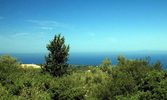 Lefkas Apartamento | Apartamento Melia de Villa Erato hotel con preciosas vistas al mar ya la montaña!