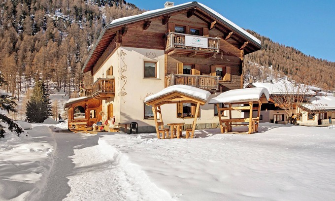 Livigno Apartamento | Apartamento Mirò Casa Cambra con vistas a la montaña, terraza y Wi-Fi