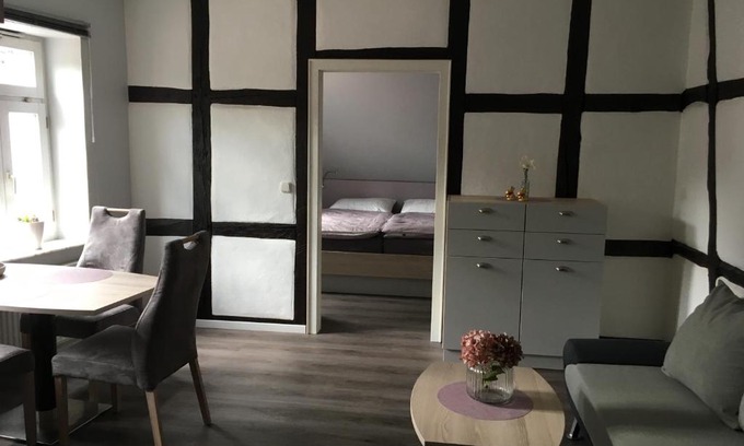 Hagen am Teuteburger Wald Apartamento | Apartment - Mitten im Ortskern, Fachwerkhaus