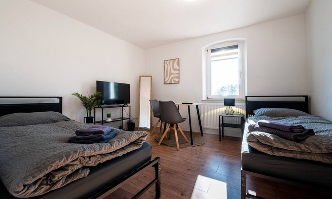 Gittersee Apartamento | Apartment 'Monteurswohnung By N8Quartier' with Wi-Fi