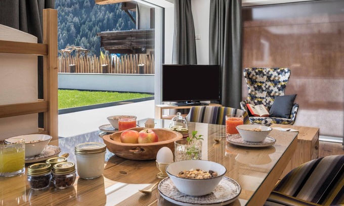 Valles Apartamento | Apartamento "Mulin Hilda" junto a la estación de esquí con vistas a la montaña, sauna y jardín
