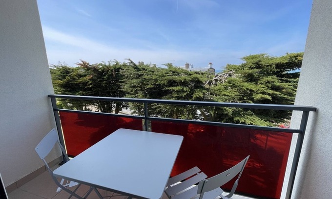 Donville-les-Bains Apartamento | Apartamento cerca de la playa y tiendas, 4 camas