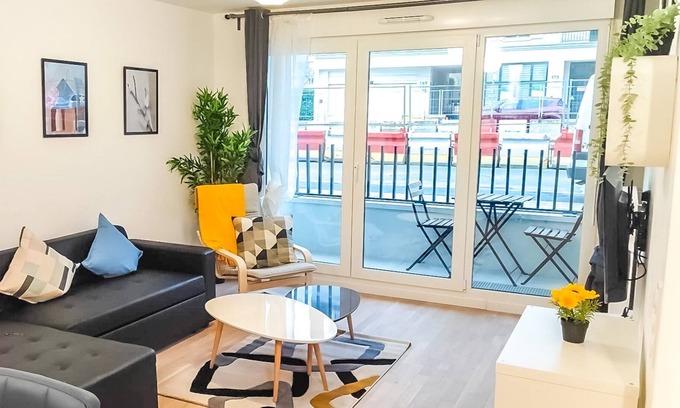Chatenay-Malabry Apartamento | Apartamento-Baño con bañera-Terraza-Chatenay Paris-Orly