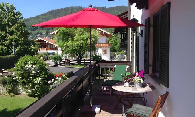 Rottach Apartamento | Apartamento 'Niekerken' con vistas a la montaña, jardín compartido y Wi-Fi