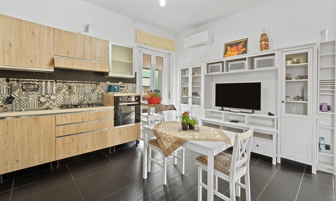 Arbus Apartamento | Apartamento "Nonna Gina" con vistas a la montaña, terraza privada y aire acondicionado