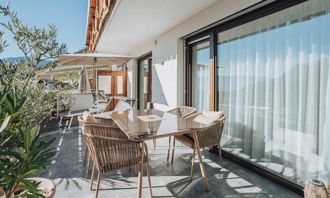 Rifiano Apartamento | Apartamento 'Oberegghof Garten' con vistas a la montaña y Wi-Fi