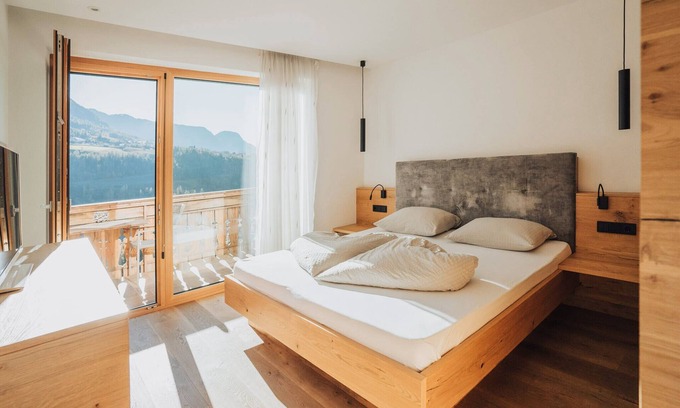 Rifiano Apartamento | Apartamento Oberegghof Ifinger con vistas a la montaña y Wi-Fi