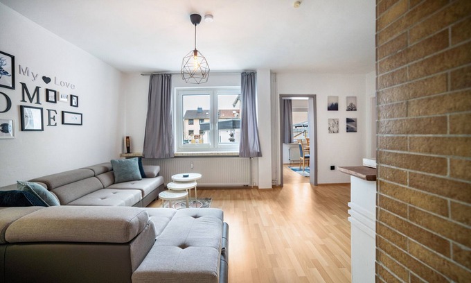 Oker Apartamento | Apartamento 'Okertalerstieg' con terraza privada, jardín compartido y Wi-Fi
