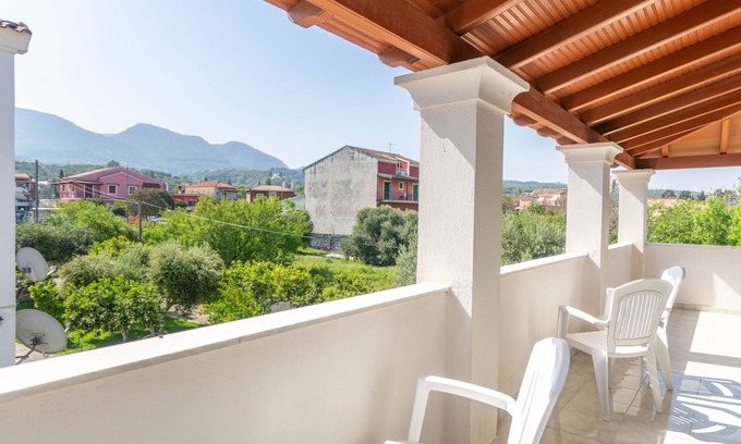 Acharavi Apartamento | Apartamento 'Olivea Apt 4' con vistas al mar, Wi-Fi y aire acondicionado