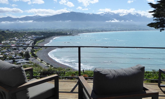 Kaikoura Apartamento | Apartamento en el acantilado