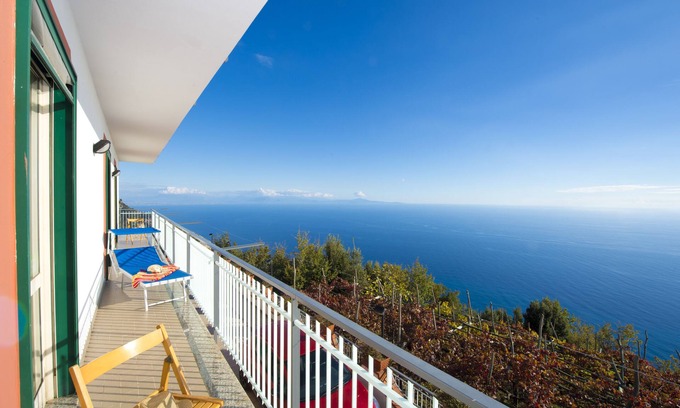 San Michele Apartamento | Apartamento - Costa de Amalfi Furore "puesta del sol"