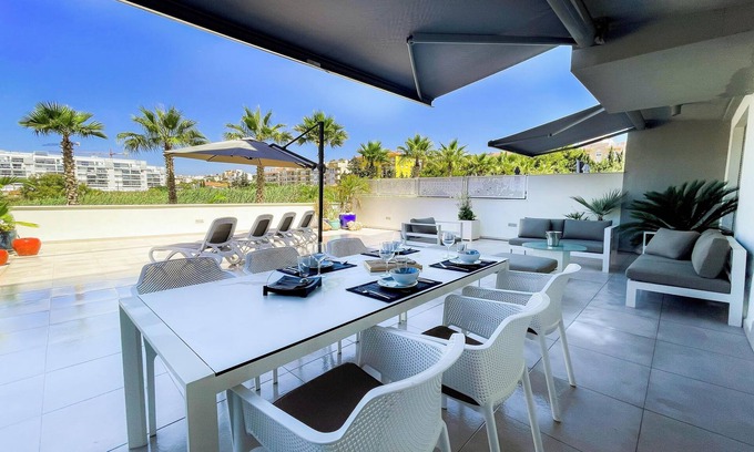 Torrox Costa Apartamento | Apartamento "Panorama III" Cerca de la Playa con Piscina