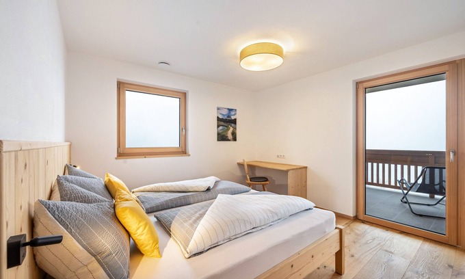 Meltina Apartamento | Apartamento 'Parliflhof Salten' con vistas a la montaña, jardín compartido y Wi-Fi