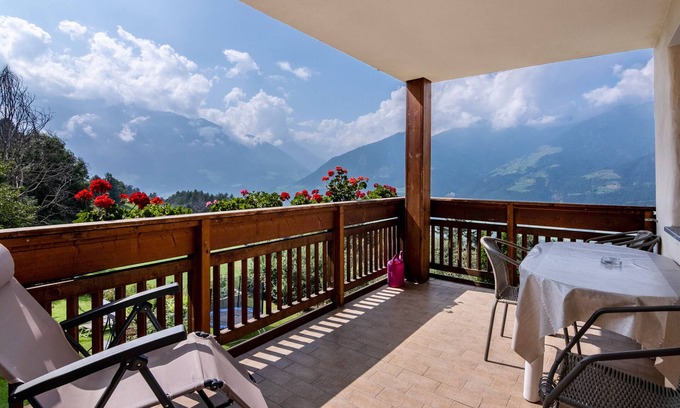 Sluderno Apartamento | Apartamento 'Patztauhof Ortlerblick' con vistas a la montaña, terraza privada y Wi-Fi