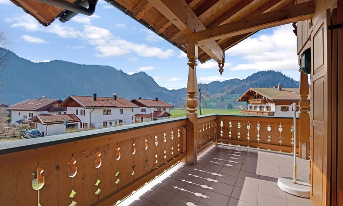 Unterwoessen Apartamento | Apartamento "Petrushof Ferienwohnung Taubensee" con vistas a la montaña, Wi-Fi, balcón