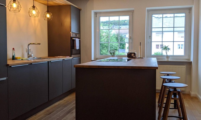 Bad Marienberg Apartamento | Apartamento-Baño Privado-Vista a la Ciudad