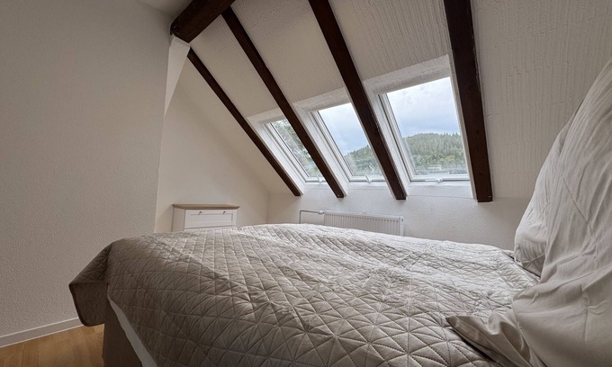 Bad Wildbad Apartamento | Apartment-Private Bathroom-Countryside view