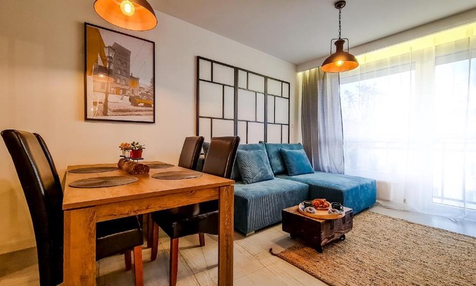 Lodz Apartamento | Apartment Przyfabryczny Księży Młyn - Bezpłatny Garaż - Klimatyzacja - FV