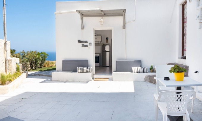 Vourvoulos Apartamento | Apartamento 'Psarrou Residence' con vistas al mar, Wi-Fi y aire acondicionado