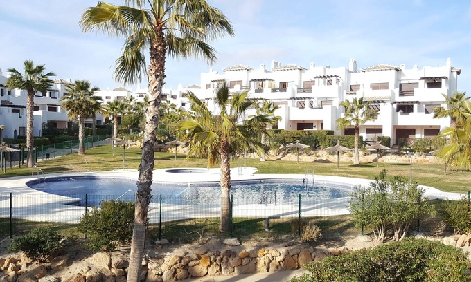 Vera Apartamento | Apartamento Pueblo Salinas K, 2 terrazas, 2 piscinas de verano, WIFI, Vera playa