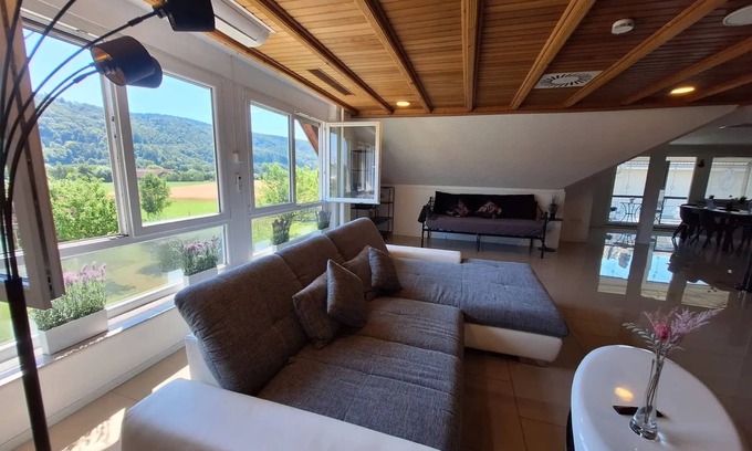 Laufenburg Apartamento | Apartamento 'Pure Vista' con vistas a la Selva Negra, terraza privada y WLAN
