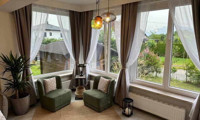 Velden am Worther See Apartamento | Apartamento 'Rachel' con terraza privada, jardín privado y Wi-Fi