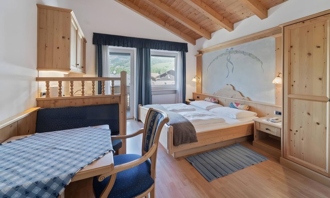 Stanga Apartamento | Apartamento 'Residence Priska Studio' con vistas a la montaña, jardín compartido y Wi-Fi