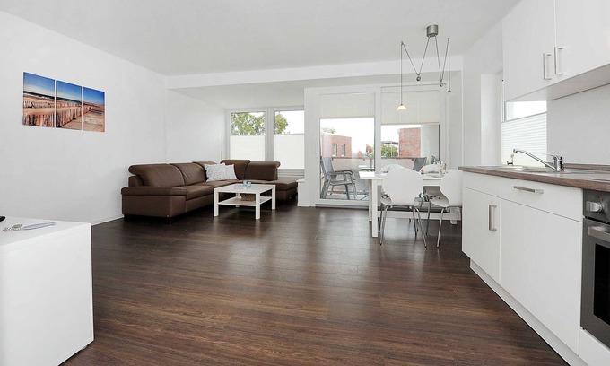 Bensersiel Apartamento | Apartamento velero - casa Kunterbunt