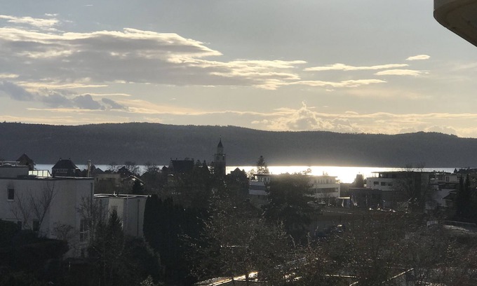 Ueberlingen Apartamento | Apartamento 'Saschas' con vistas al lago, balcón y Wi-Fi