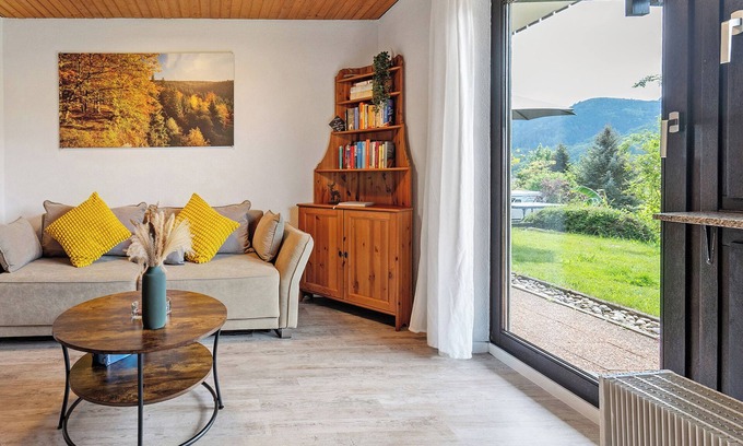 Scheuern Apartamento | Apartamento 'Schiel' con vistas a la montaña, terraza privada y Wi-Fi